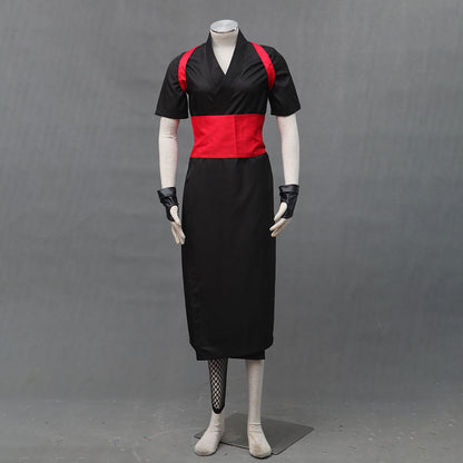 Anime Giant Fan Master Girl Sand Ninja Exam Cosplay Cosutme Outfit for Women Kids