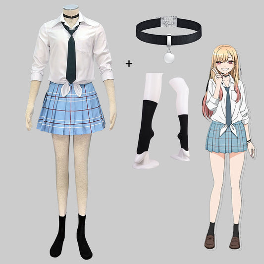 My Dress-Up Darling Kitagawa Marin Cosplay Costume full Outfits Women and Kids Halloween