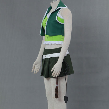 Anime Fairy Tail Lucy Heartfilia Cosplay Costume Green Outfits with Eridanus Women Kids Halloween
