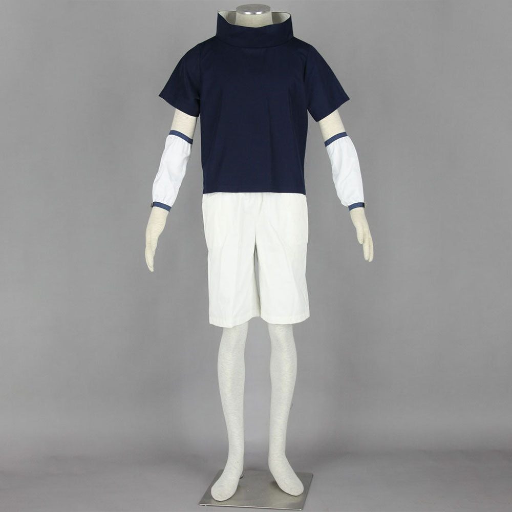 Anime Naruto Shippuden Cosplay Uchiha Sasuke Childhood Costume Men Kids Halloween
