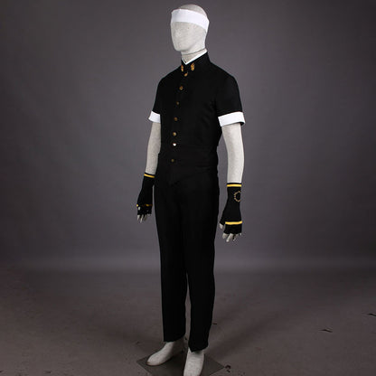 Game King of Fighters (KOF) Kyo Kusanagi Costume Black Cosplay Outfit Men and Kids Halloween