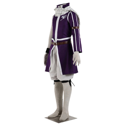Anime Fairy Tail Big Magic Bucket Traps Natsu Dragneel Cosplay Costume Full Outfit Men Kids Halloween