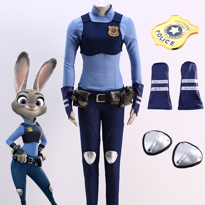 Anime Zootopia Costume The Rabbit Hopps Judy Cosplay full outfit Women and Kids Halloween
