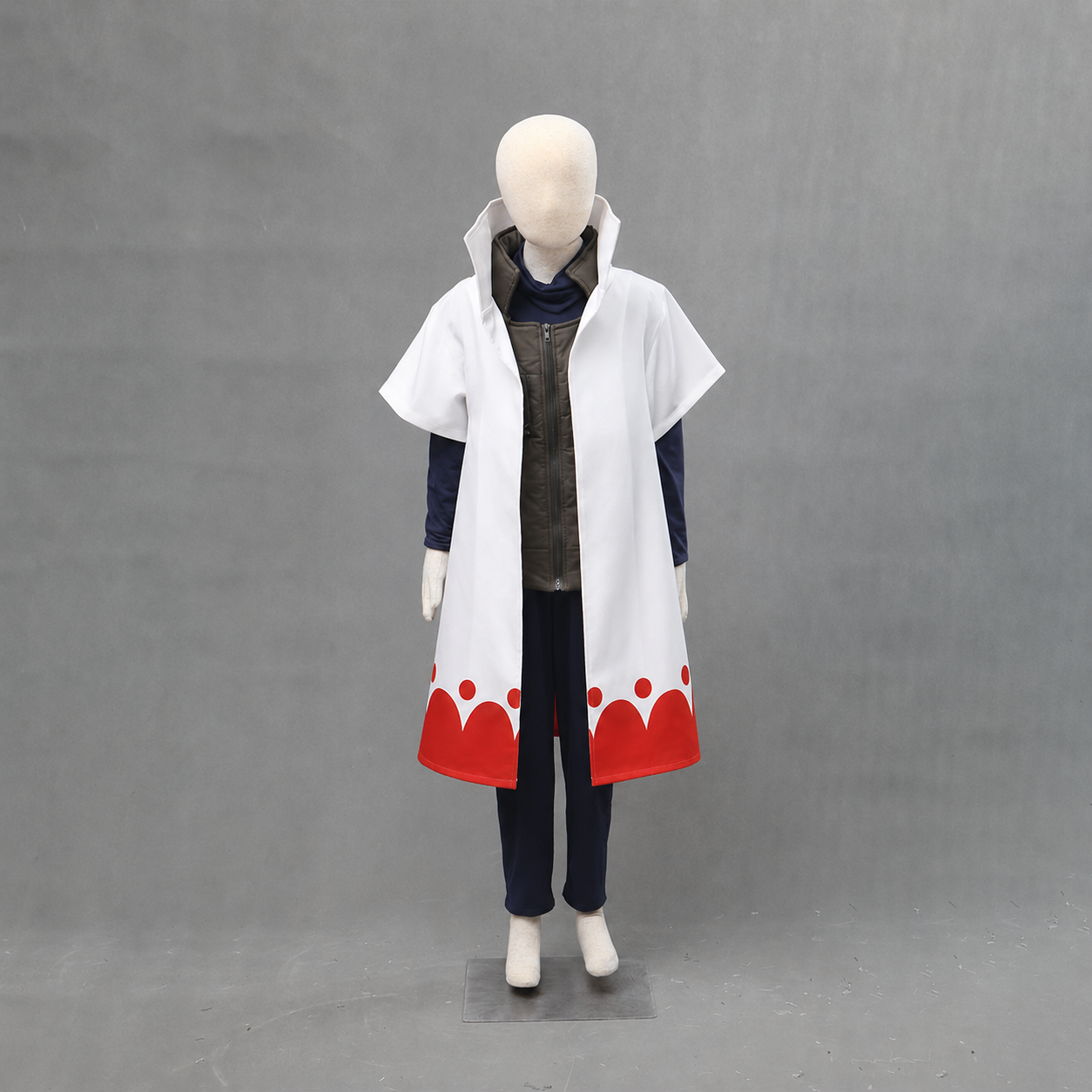 Anime Fourth Village Leader Cosplay Costume for Men Kids Halloween