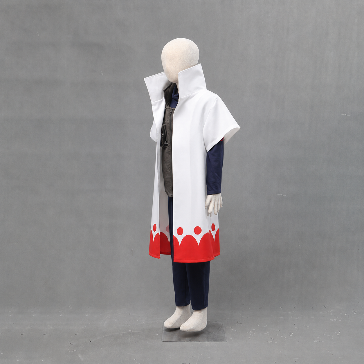 Anime Fourth Village Leader Cosplay Costume for Men Kids Halloween