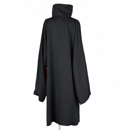 Red Cloud Option Anime Rogue Ninja Leader Cosplay Cloak with Signature Headband for Men Kids Halloween
