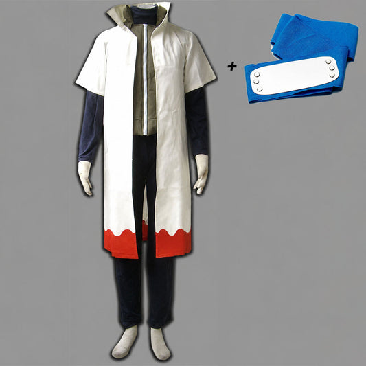 Anime Fourth Village Leader Cosplay Costume for Men Kids Halloween