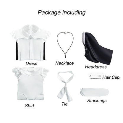 Movie Sister Act Costumes Mary Wickes Cosplay full Outfit Women Halloween