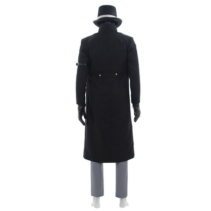 Anime Rebel Gentleman Costume Full Outfit with Hat for Men Halloween