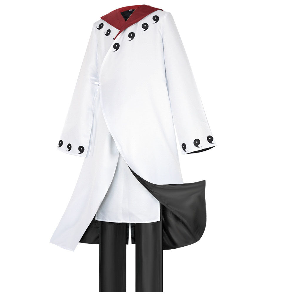 Anime Naruto Shippuden Costume Uchiha Madara The Sage of the Six Paths Style Cosplay Cloak