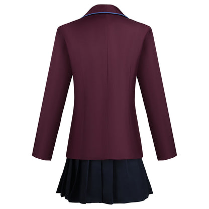 Matilda The Musical Costume Matilda Purple School Uniform Cosplay Women and Kids Halloween