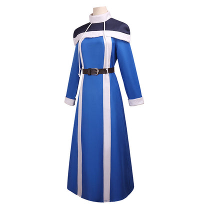 Fairy Tail Costumes Juvia Lockser Cosplay full Outfit with Hat Women Halloween