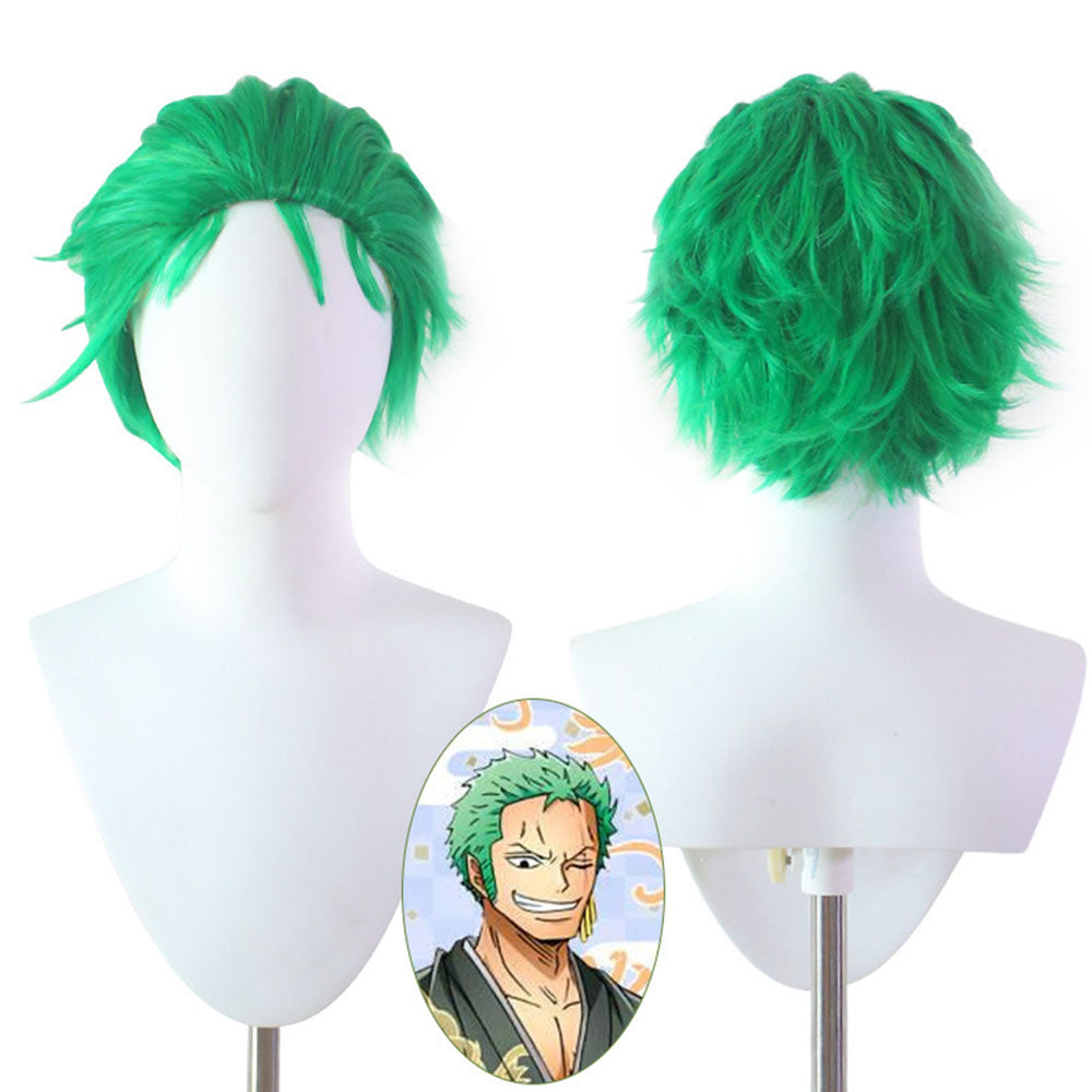 One Piece Costumes Roronoa Zoro Cosplay Wig Unisex Halloween