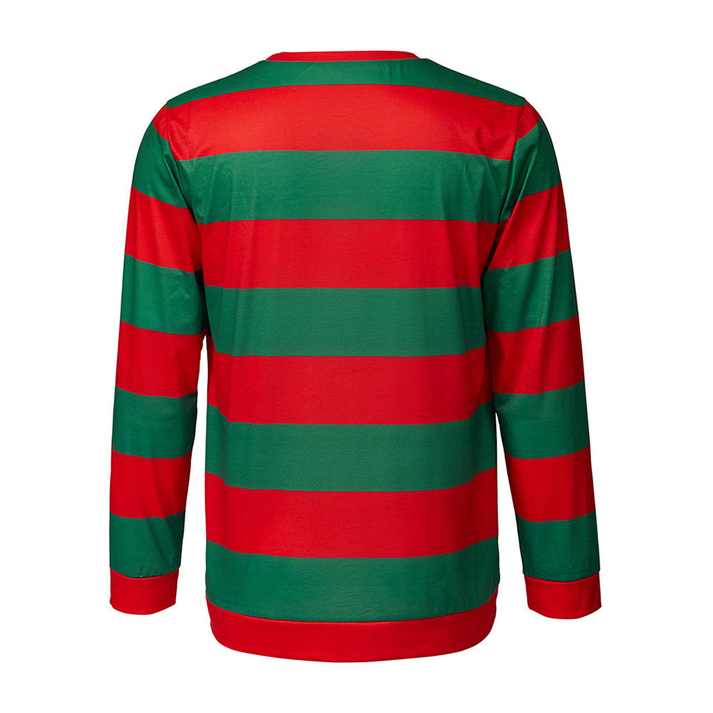 A Nightmare on Elm Street Costumes Freddy Krueger Cosplay Shirt for Men Halloween