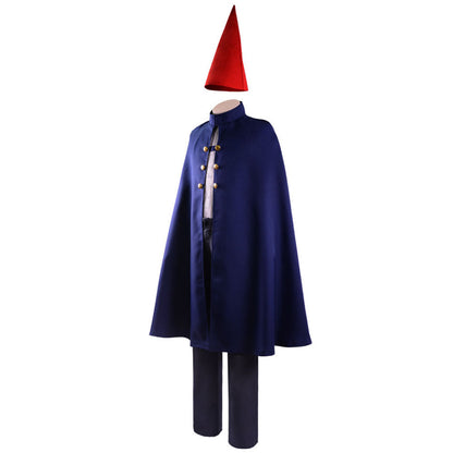 Over the Garden Wall Costumes Wirt Cosplay Full Outfits with Hat for Adults and Kids