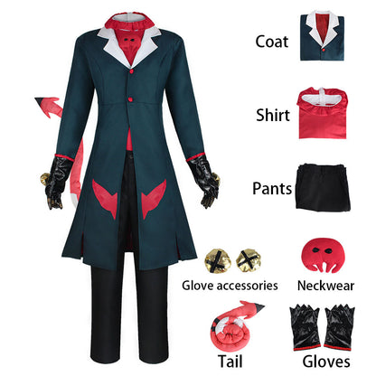 Hazbin Hotel Moxxie Knolastname Cosplay Costume full Outfit for Men Halloween