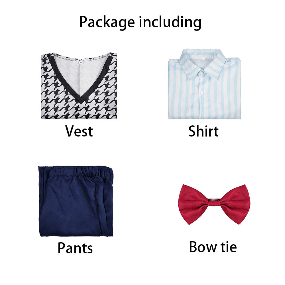 Inside Out Costume Fear Cosplay Full Outfits Unisex Halloween