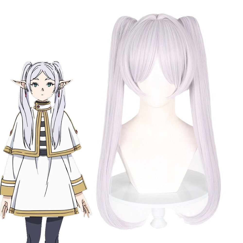 Anime Frieren: Beyond Journey's End Costume Frieren Cosplay Wig with E ...
