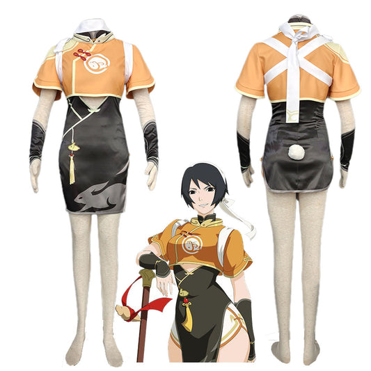 Anime Naruto Mobile Kurotsuchi Cheongsam Set Women Kids Halloween