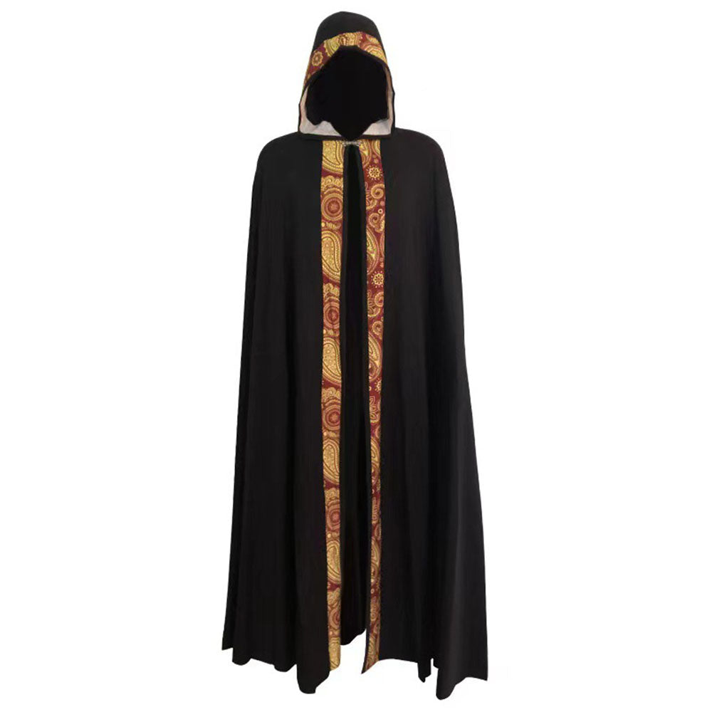 5 Colors Unisex Long Cloak Medieval Church Clergy Loose Cape Cloak