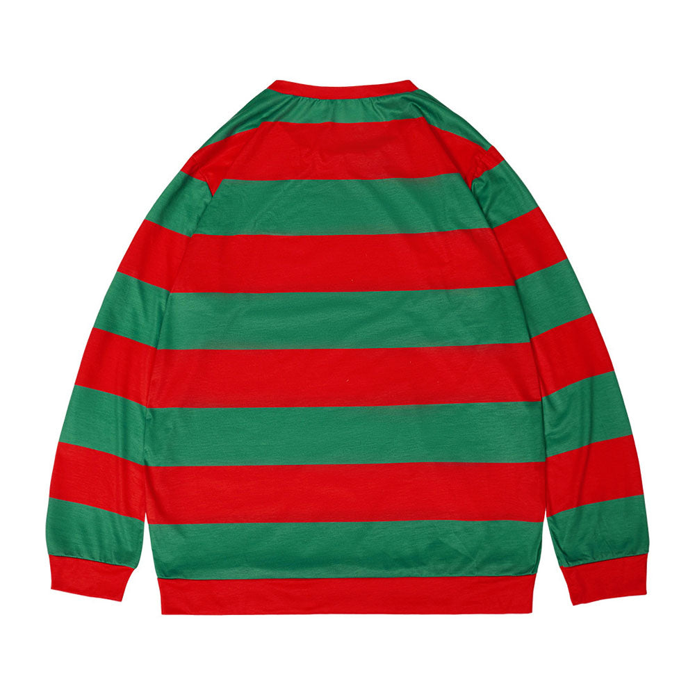 A Nightmare on Elm Street Costumes Freddy Krueger Cosplay Shirt for Men Halloween