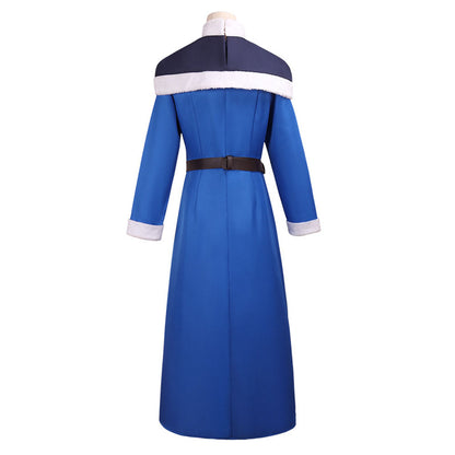 Fairy Tail Costumes Juvia Lockser Cosplay full Outfit with Hat Women Halloween
