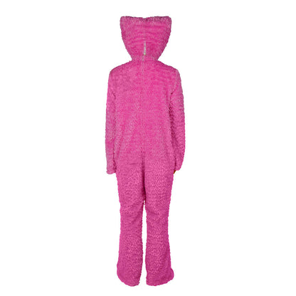 Game Poppy Playtime Costume Huggy Wuggy Blue Pink Cosplay Jumpsuit for Adults and Kids