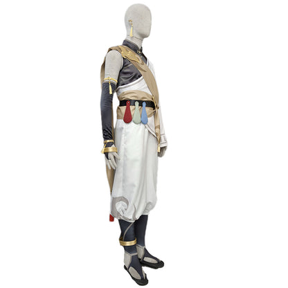 Anime Inspired Mobile Game Desert Ninja Sand Warrior Cosplay Costume Outfit for Men Kids Halloween