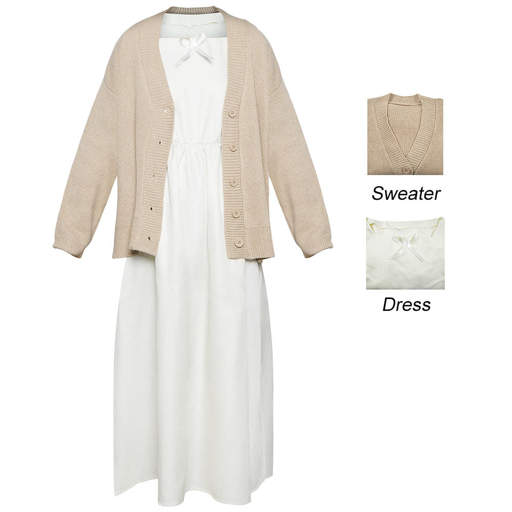 Anime Frieren: Beyond Journey's End Costume Frieren Cosplay Sweater Fu ...