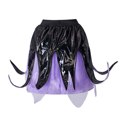 The Little Mermaid Costume Ursula Cosplay Skirt for Women Halloween