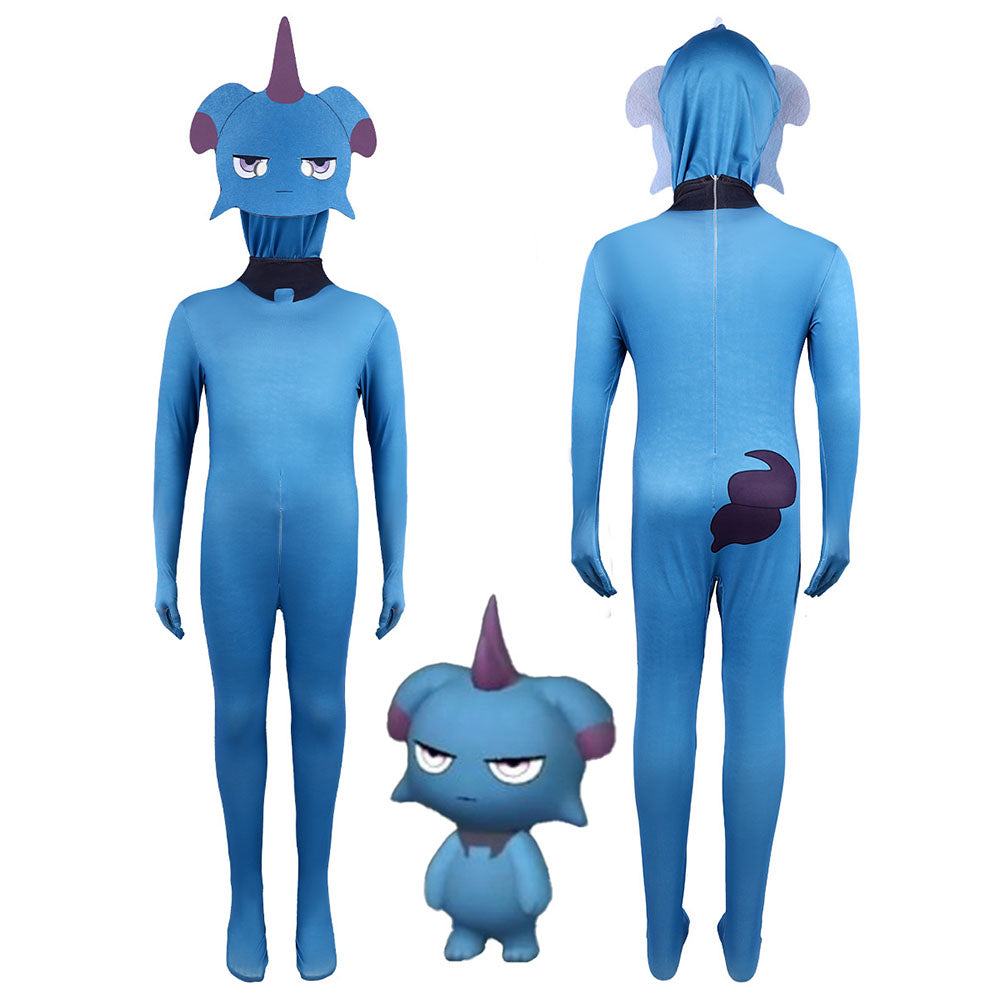 Game Palworld Costume Chillet Grizzbolt Incineram Cattiva Depresso Cosplay Jumpsuit with Mask Adults Kid Halloween