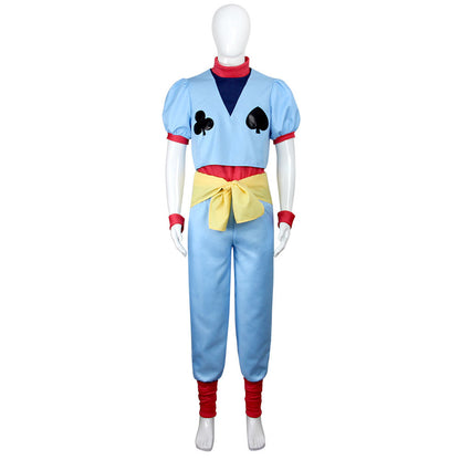 HUNTER×HUNTER Costumes Hisoka Cosplay Black and Blue Costume Full Outfit Men Halloween