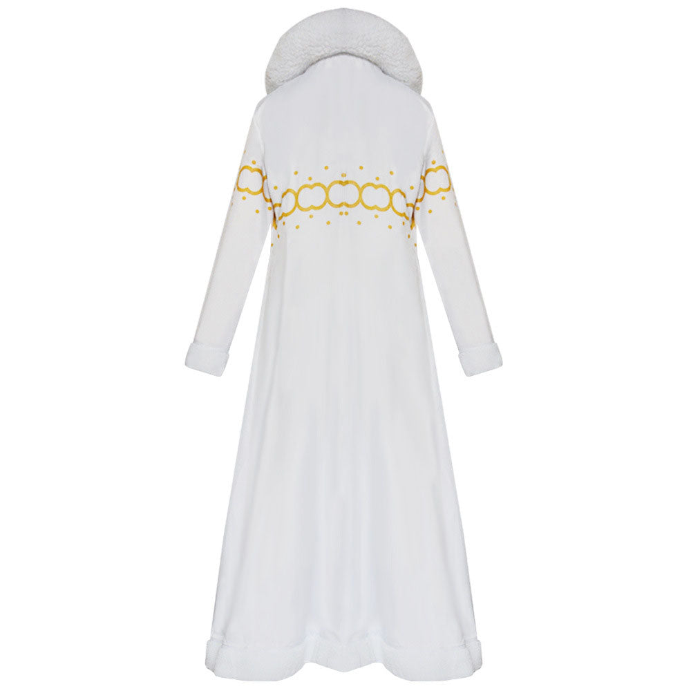 One Piece Nico Robin Cosplay Costumes White Coat full Outfit for Women Halloween