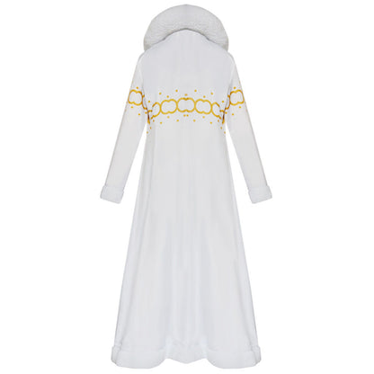 Pirate Adventure Archaeologist White Coat Costume Full Outfit for Women Halloween