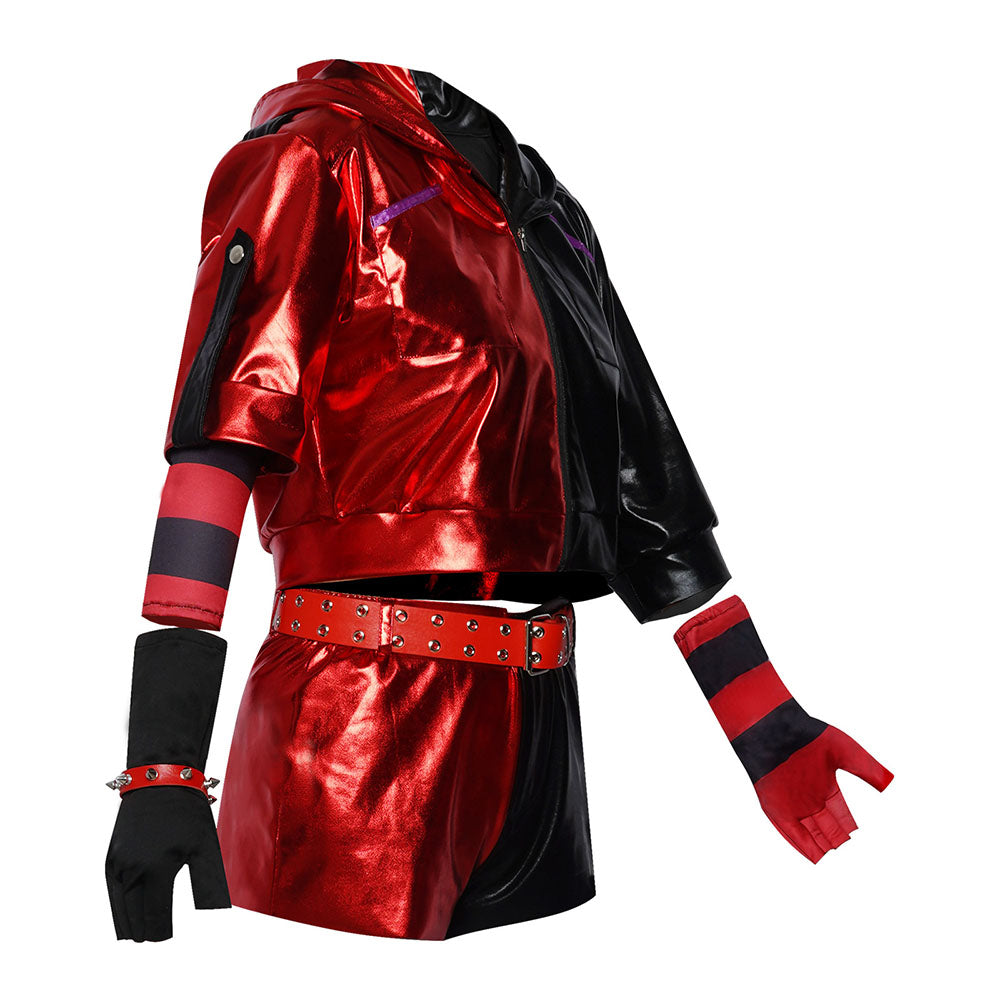 Suicide Squad ISEKAI Costume Harley Quinn Cosplay full Outfits for Women