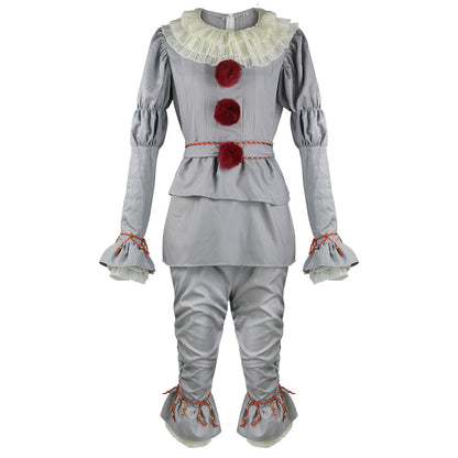 Movie It Stephen King Costume the Joker Cosplay full Outfit for Adults and Kids Halloween