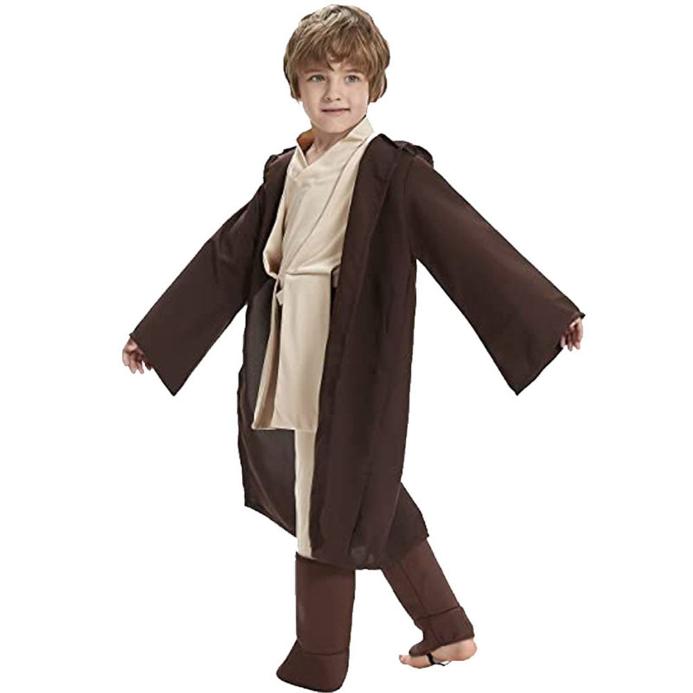 Star Wars Costumes Jedi Knight Anakin Skywalker Cosplay full Outfits for Kids Halloween