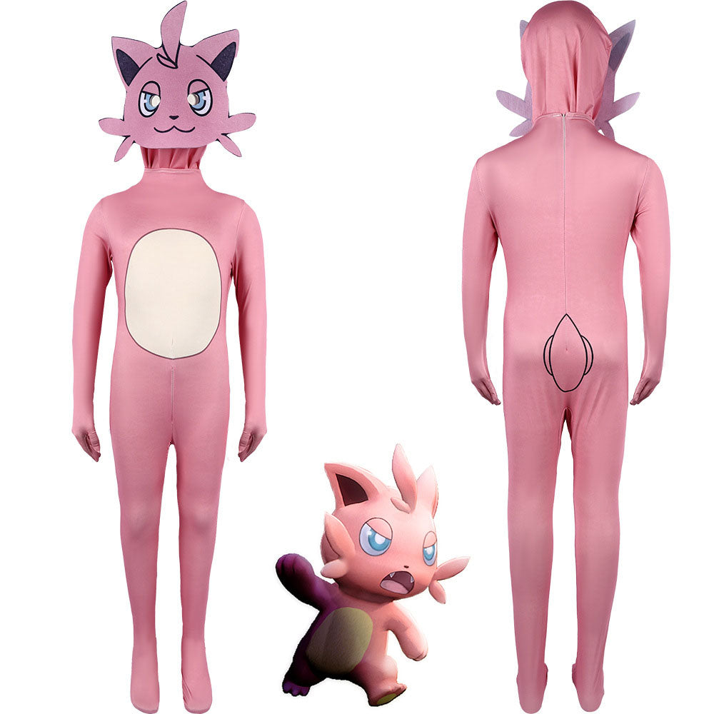 Game Palworld Costume Chillet Grizzbolt Incineram Cattiva Depresso Cosplay Jumpsuit with Mask Adults Kid Halloween