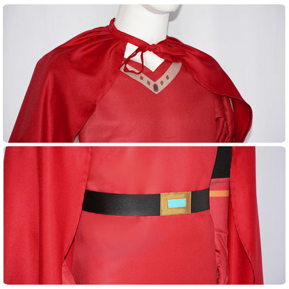 Shrek! Costumes Lord Farquaad Cosplay Red full Outfit for Men and Kids Halloween