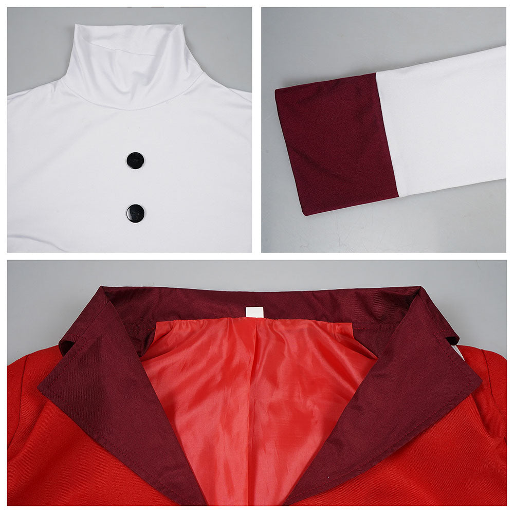 Hazbin Hotel Charlie Morningstar Cosplay Red Pants Costume full Outfit for Women
