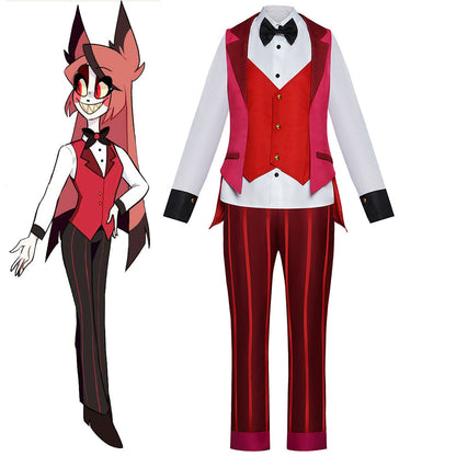 Hazbin Hotel Elizabeth Lilith Magne Cosplay Costume full Outfit for Women and Kids Halloween