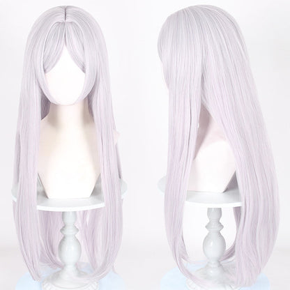Anime Frieren: Beyond Journey's End Costume Frieren Cosplay Wig with Earrings