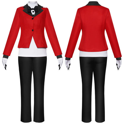 Hazbin Hotel Charlie Morningstar Cosplay Black Pants Costume full Outfit for Women