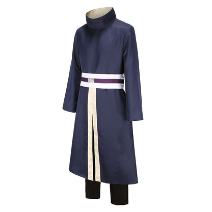 Anime Masked Ninja War Costume Cloak Cosplay Set for Men and Kids Halloween