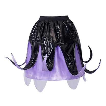 The Little Mermaid Costume Ursula Cosplay Skirt for Women Halloween