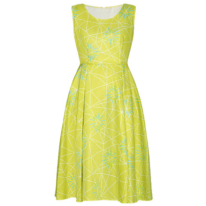 Inside Out Costume Joy Cosplay Yellow Dress for Women and Kids