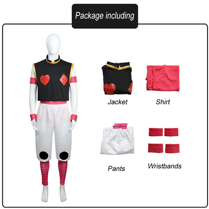 HUNTER×HUNTER Costumes Hisoka Cosplay Black and Blue Costume Full Outfit Men Halloween