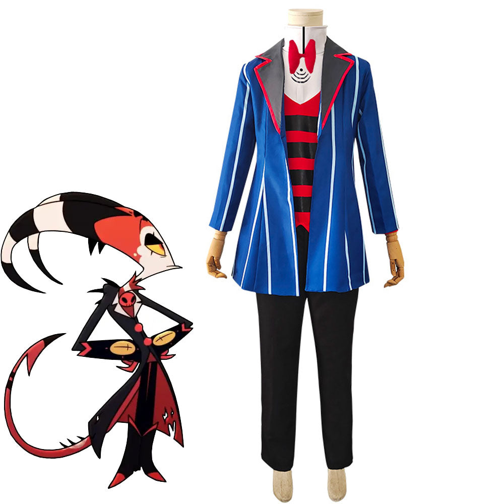 Hazbin Hotel Costume Blitzo Cosplay full Outfit for Men Halloween