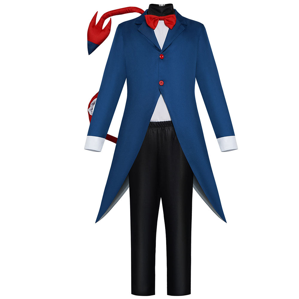 Hazbin Hotel Moxxie Knolastname Cosplay Costume full Outfit for Men and Kids Halloween