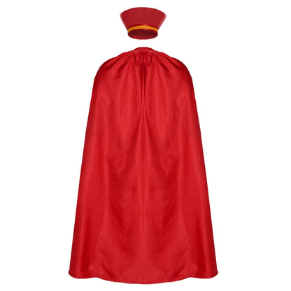 Shrek! Costumes Lord Farquaad Cosplay Red full Outfit for Men and Kids Halloween
